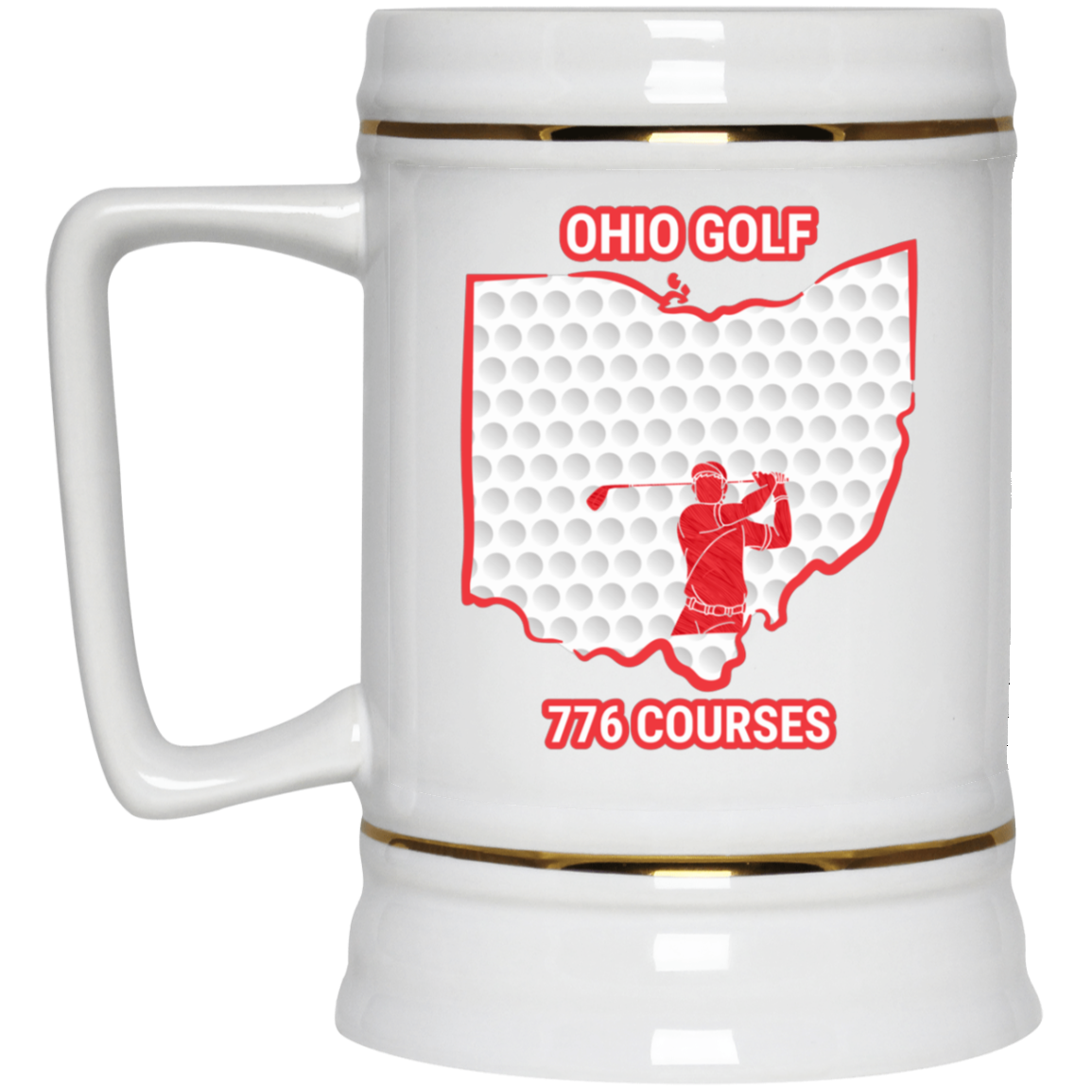 Ohio Beer Stein - Manns Golf Cave