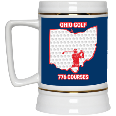 Ohio Beer Stein - Manns Golf Cave