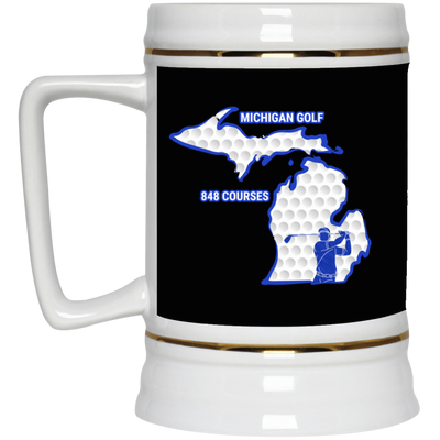 Michigan Beer Stein - Manns Golf Cave