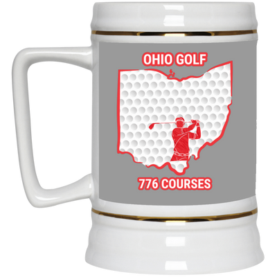 Ohio Beer Stein - Manns Golf Cave