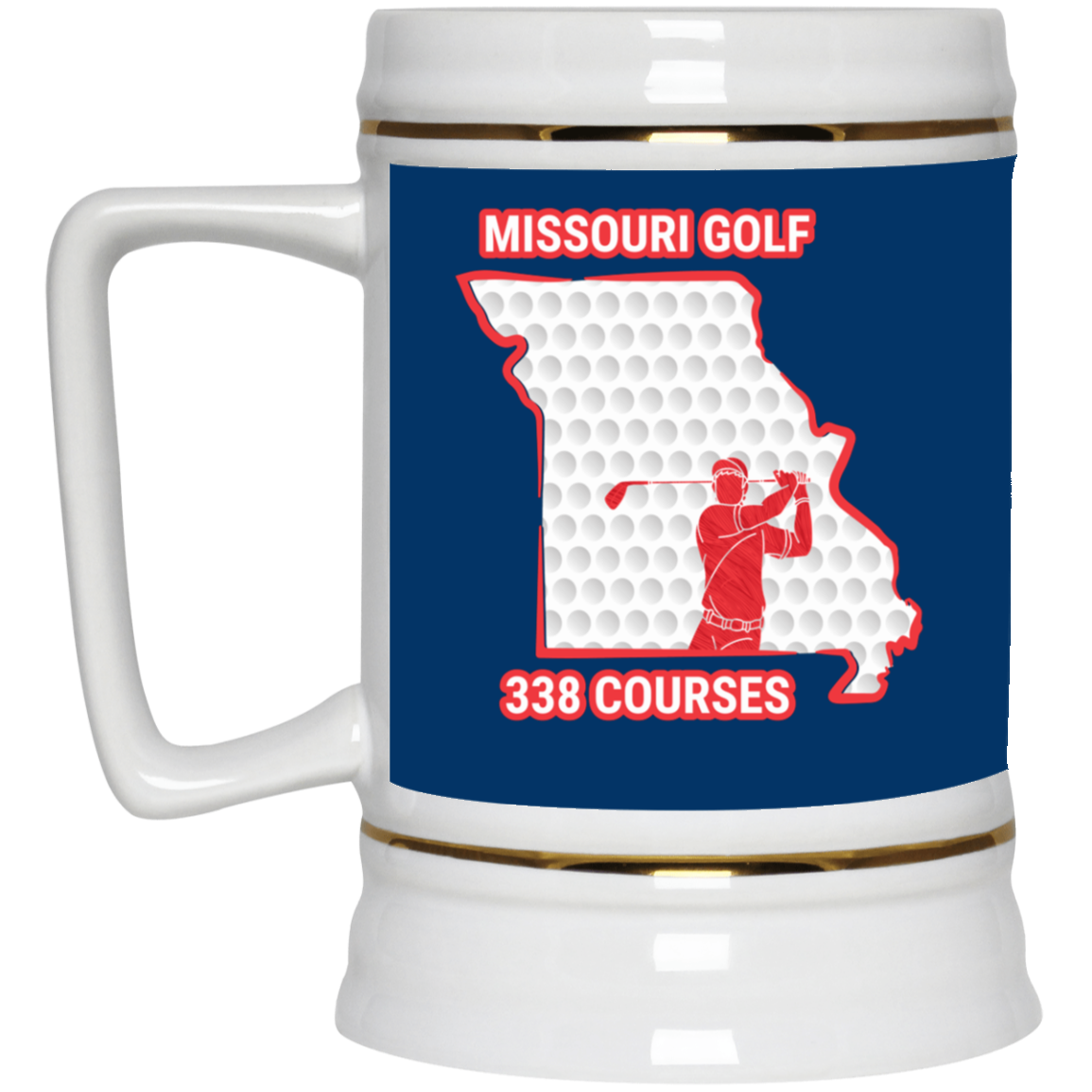 Missouri Beer Stein - Manns Golf Cave