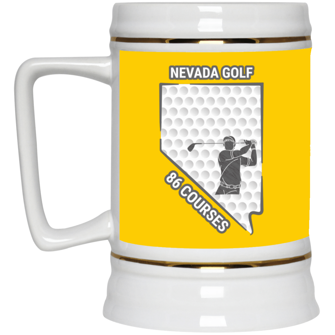 Nevada Beer Stein - Manns Golf Cave