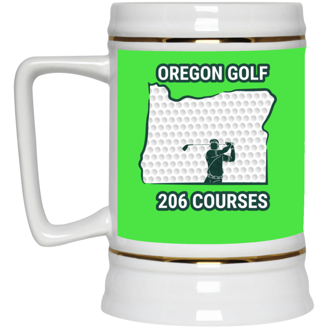 Oregon Beer Stein - Manns Golf Cave