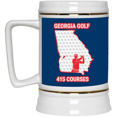 Georgia Beer Stein - Manns Golf Cave