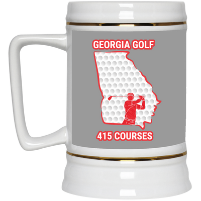 Georgia Beer Stein - Manns Golf Cave