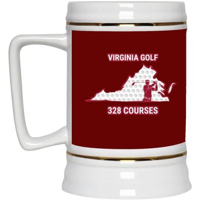 Virginia Beer Stein - Manns Golf Cave