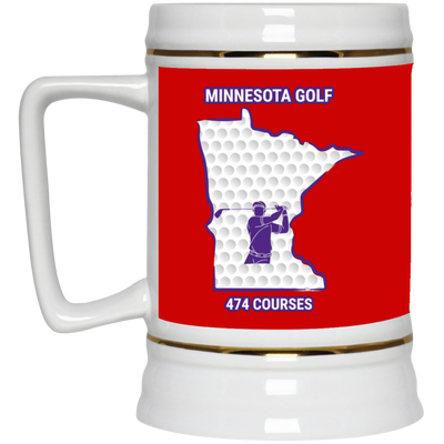 Minnesota Beer Stein - Manns Golf Cave