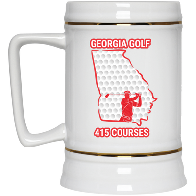 Georgia Beer Stein - Manns Golf Cave