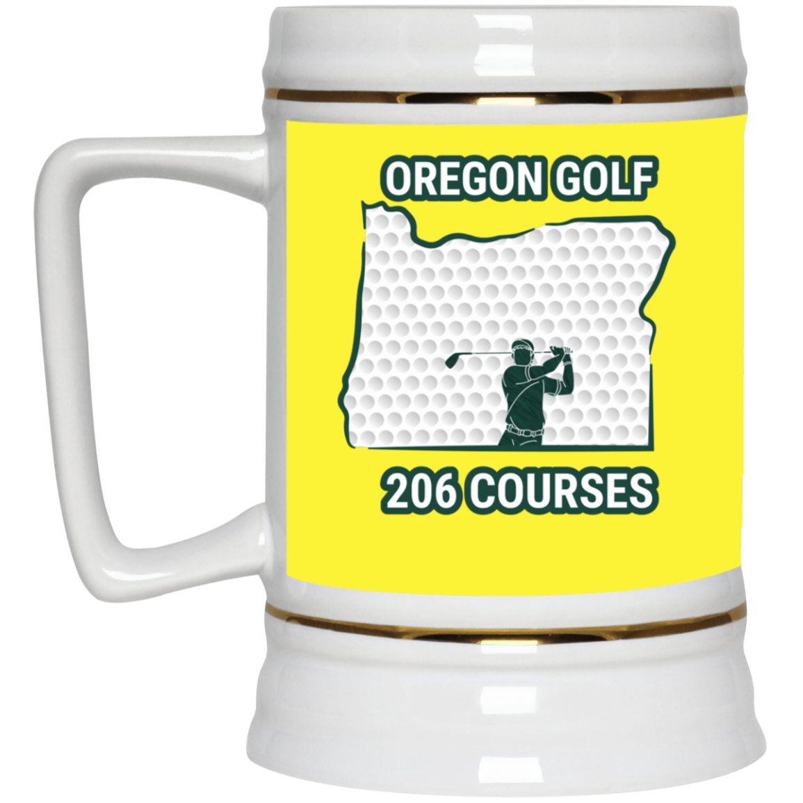 Oregon Beer Stein - Manns Golf Cave