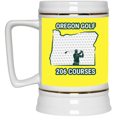 Oregon Beer Stein - Manns Golf Cave