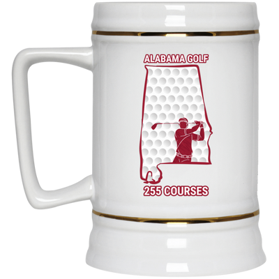 Alabama Beer Stein - Manns Golf Cave