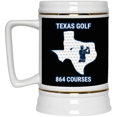 Texas Beer Stein - Manns Golf Cave