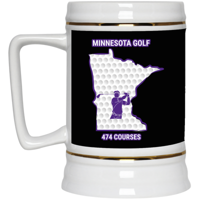 Minnesota Beer Stein - Manns Golf Cave