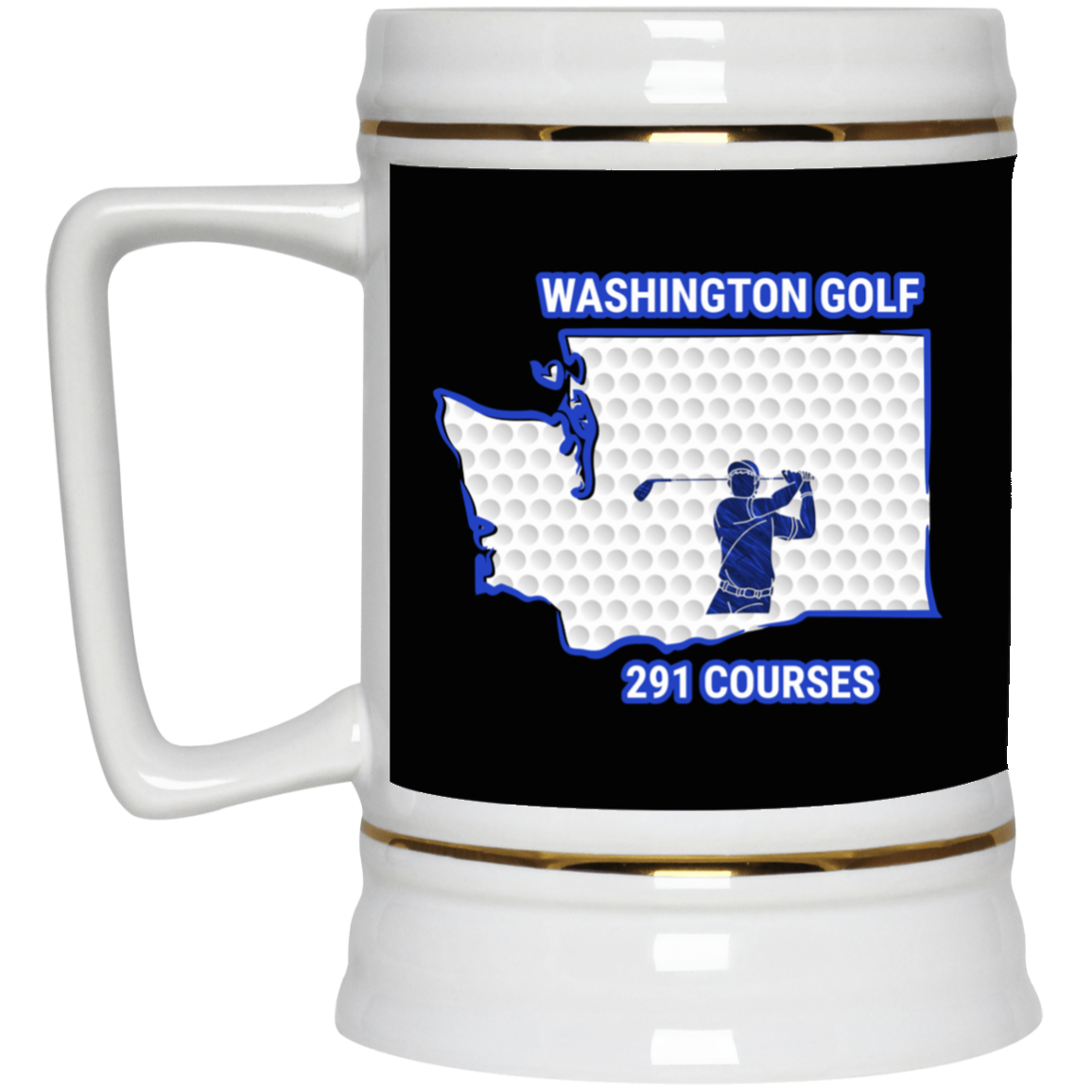 Washington Beer Stein - Manns Golf Cave