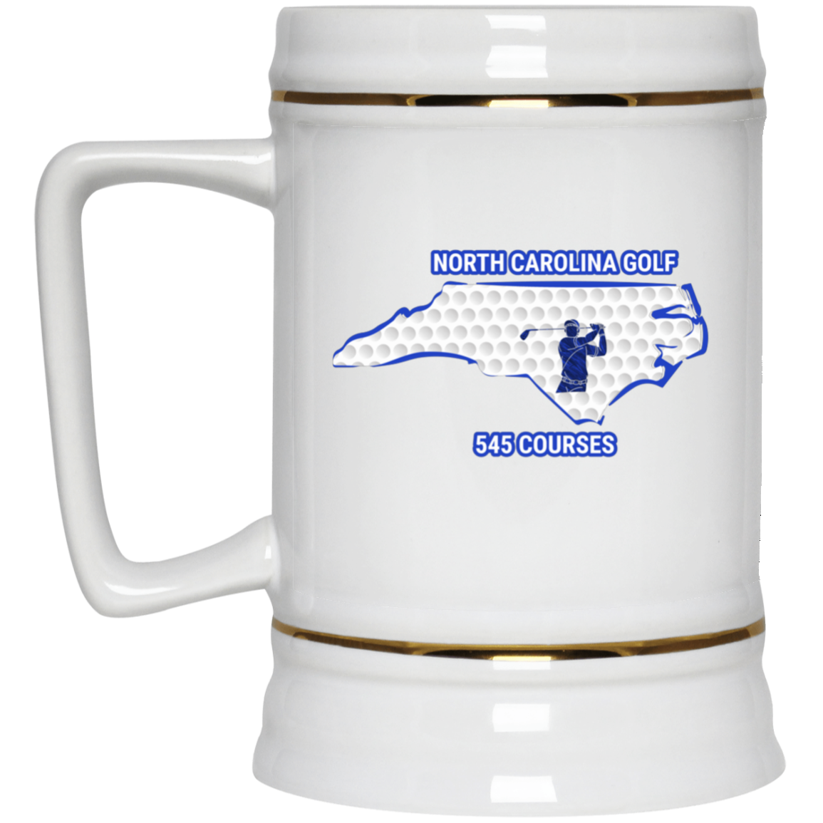 North Carolina Beer Stein - Manns Golf Cave