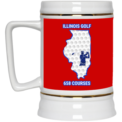 Illinois Beer Stein - Manns Golf Cave