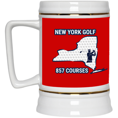 New York Beer Stein - Manns Golf Cave