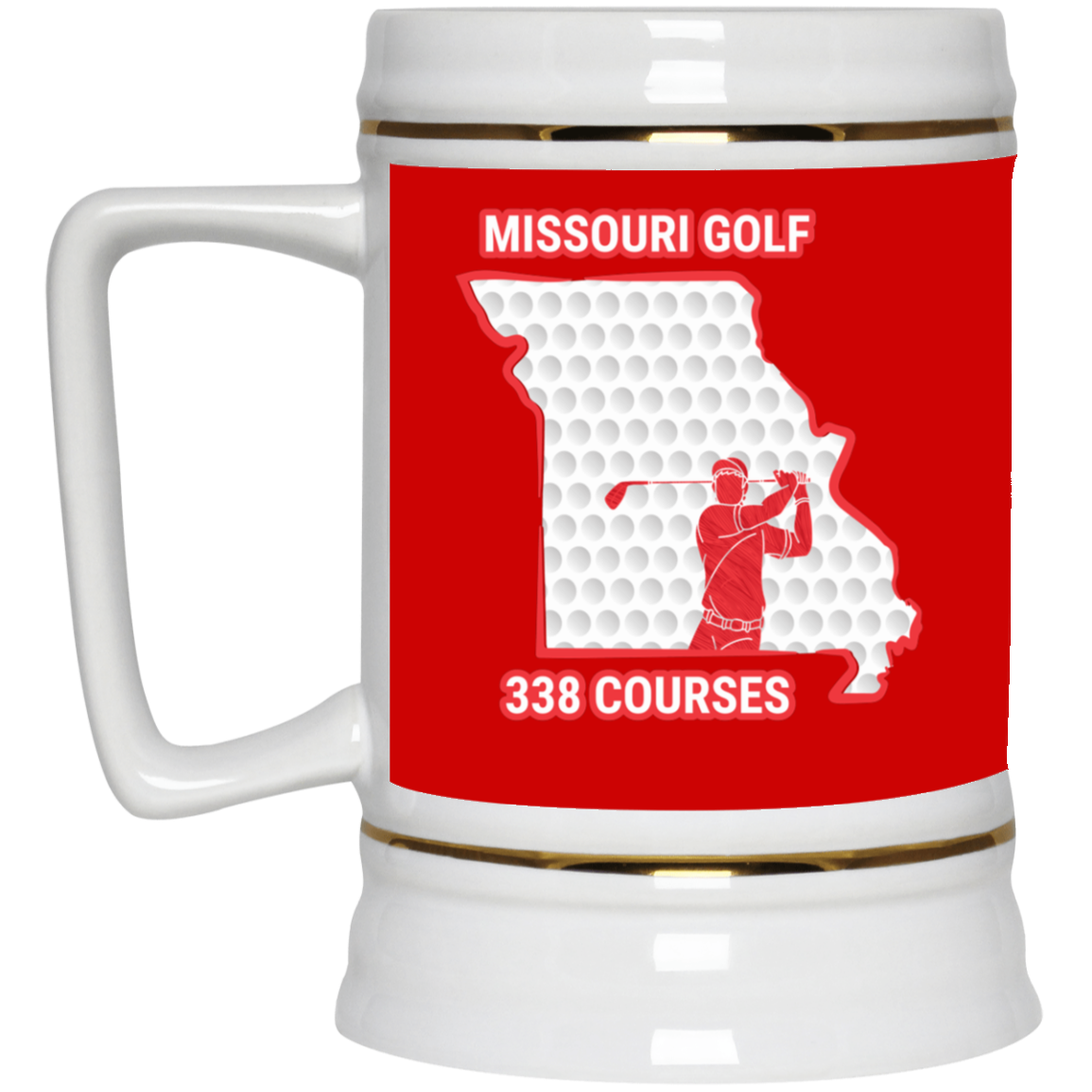 Missouri Beer Stein - Manns Golf Cave