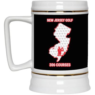 New Jersey Beer Stein - Manns Golf Cave