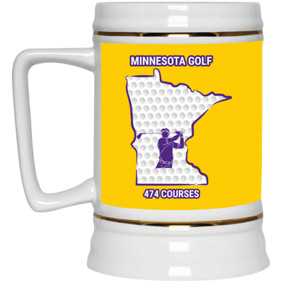 Minnesota Beer Stein - Manns Golf Cave