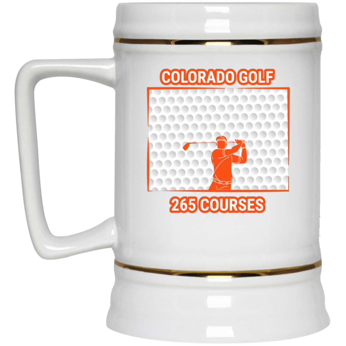 Colorado Beer Stein - Manns Golf Cave