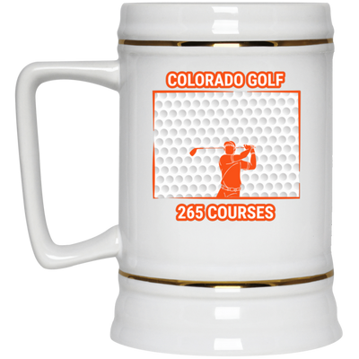 Colorado Beer Stein - Manns Golf Cave