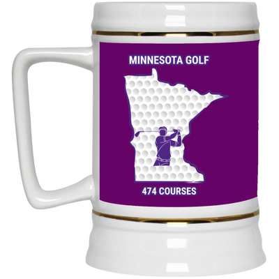 Minnesota Beer Stein - Manns Golf Cave