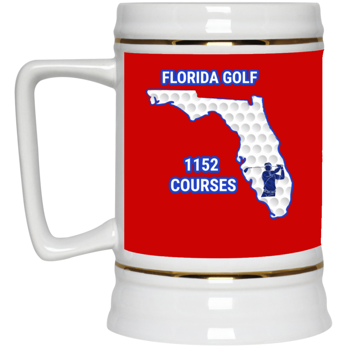 Florida Beer Stein - Manns Golf Cave