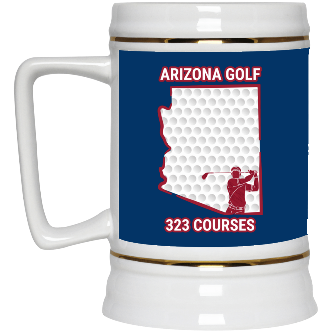 Arizona Beer Stein - Manns Golf Cave