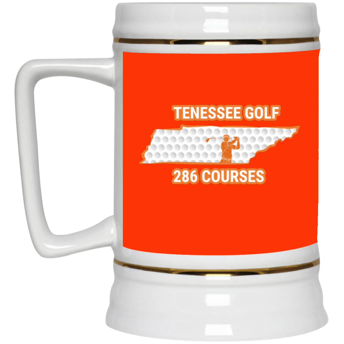 Tennessee Beer Stein - Manns Golf Cave