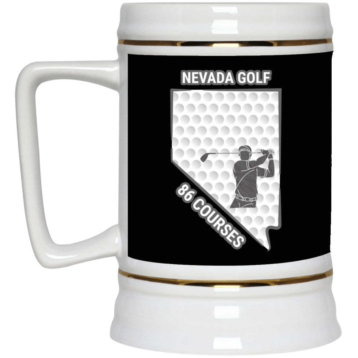 Nevada Beer Stein - Manns Golf Cave