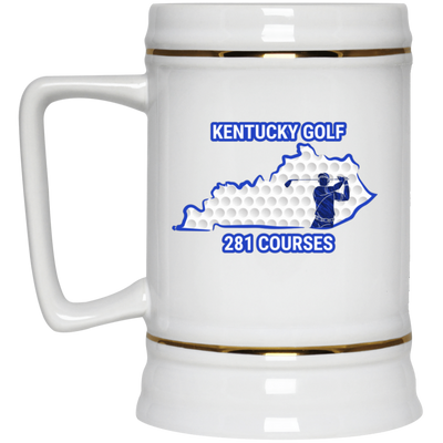 Kentucky Beer Stein - Manns Golf Cave