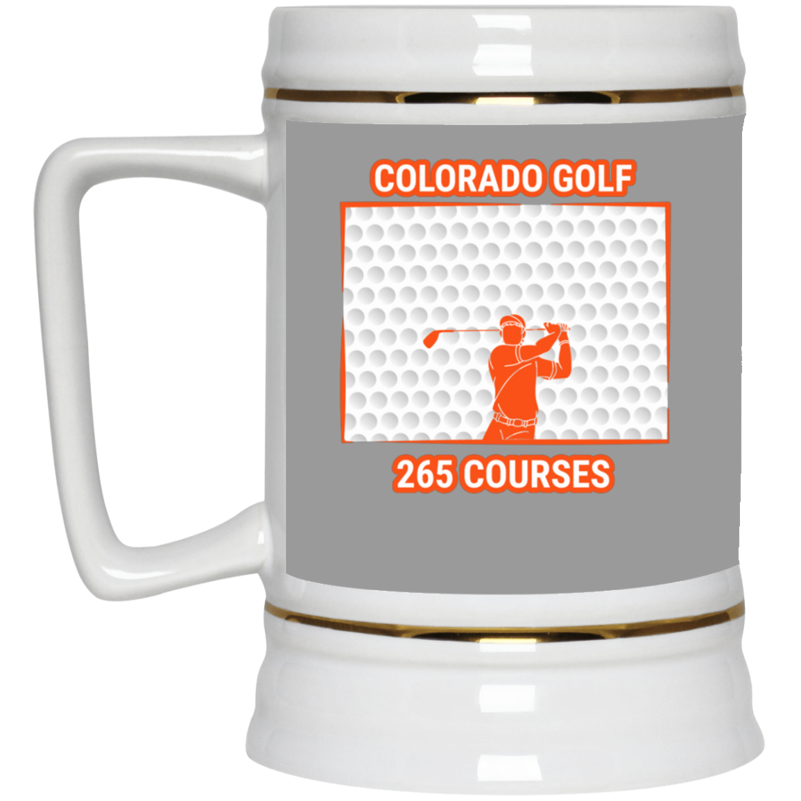 Colorado Beer Stein - Manns Golf Cave