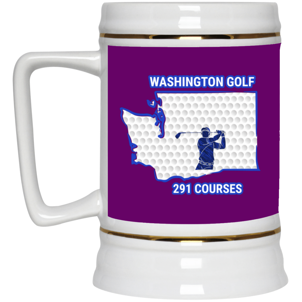 Washington Beer Stein - Manns Golf Cave