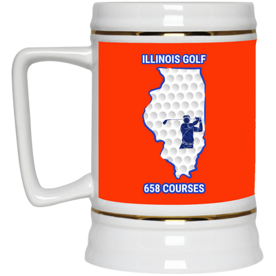 Illinois Beer Stein - Manns Golf Cave