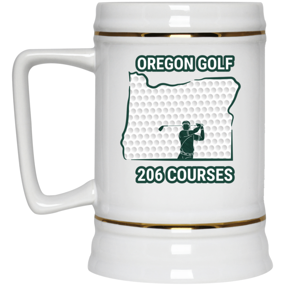 Oregon Beer Stein - Manns Golf Cave