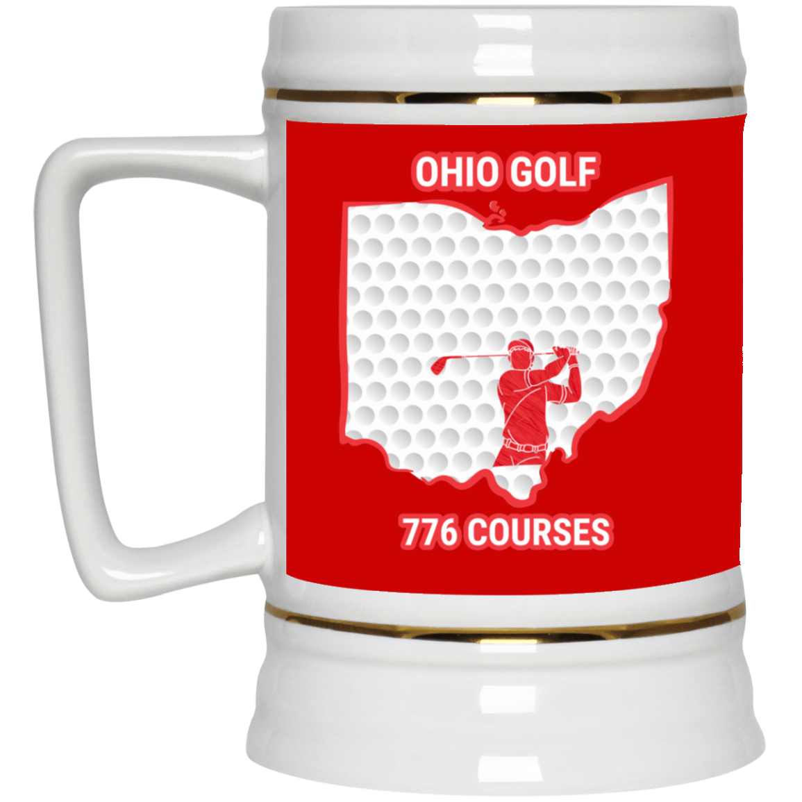 Ohio Beer Stein - Manns Golf Cave