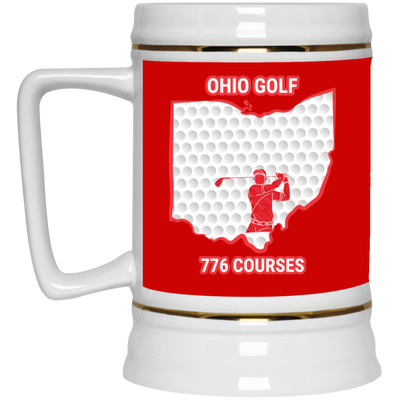 Ohio Beer Stein - Manns Golf Cave