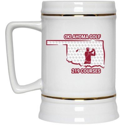 Oklahoma Beer Stein - Manns Golf Cave