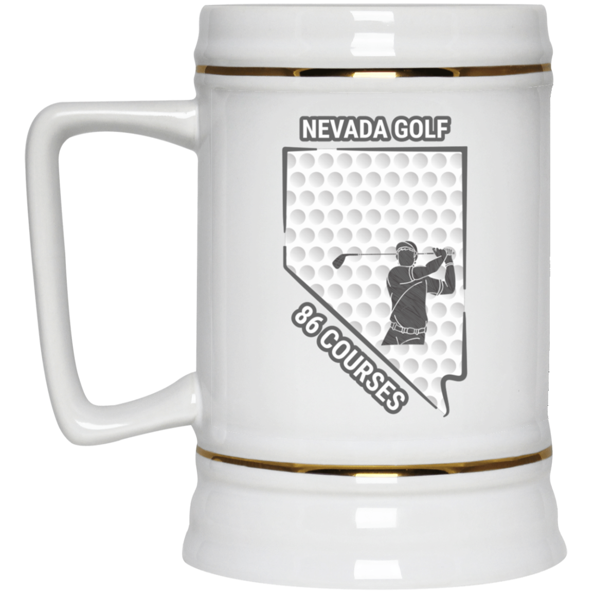 Nevada Beer Stein - Manns Golf Cave