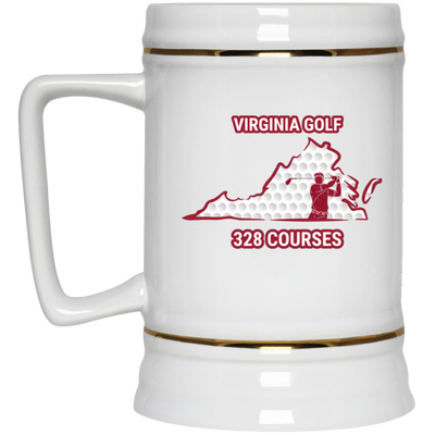 Virginia Beer Stein - Manns Golf Cave