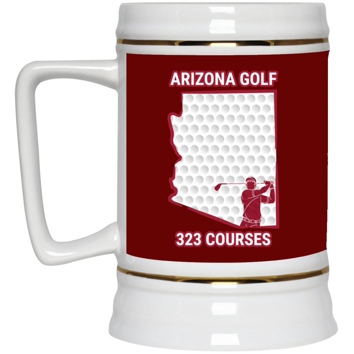 Arizona Beer Stein - Manns Golf Cave