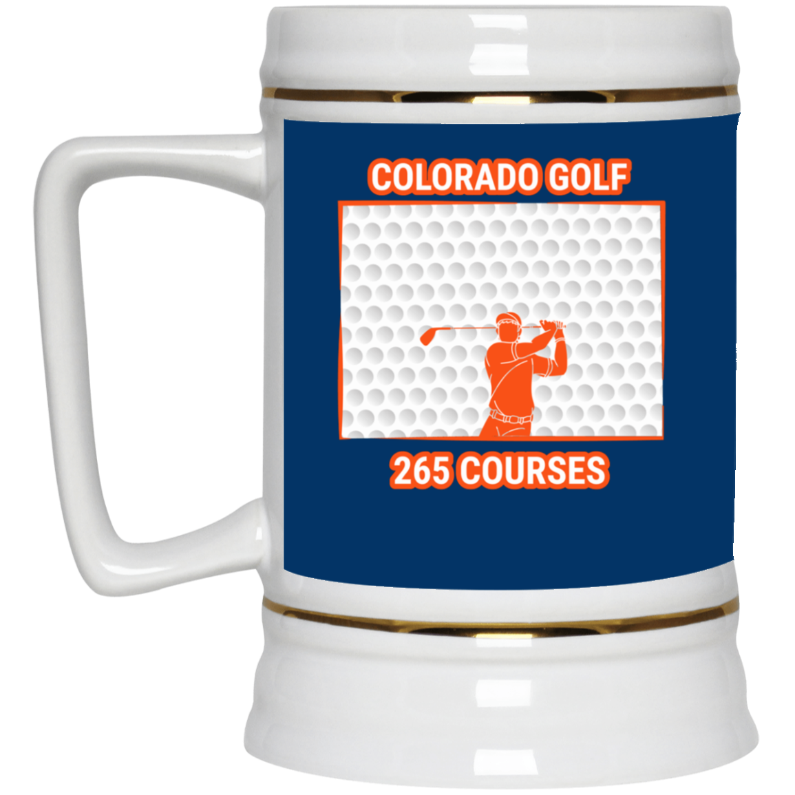 Colorado Beer Stein - Manns Golf Cave