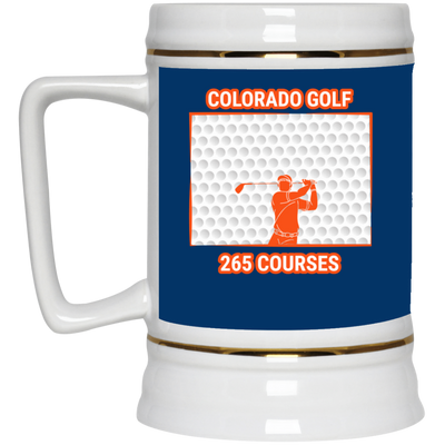 Colorado Beer Stein - Manns Golf Cave