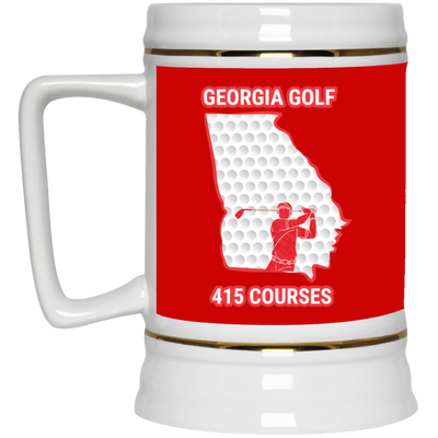 Georgia Beer Stein - Manns Golf Cave