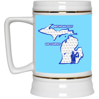 Michigan Beer Stein - Manns Golf Cave