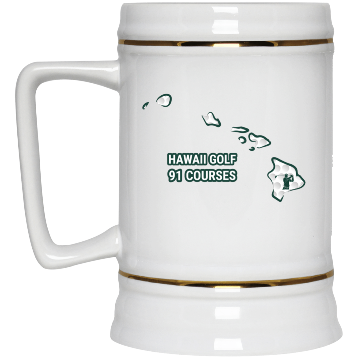 Hawaii Beer Stein - Manns Golf Cave