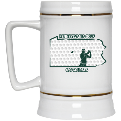 Pennsylvania Beer Stein - Manns Golf Cave