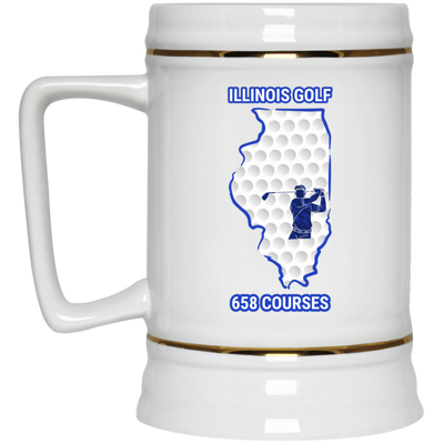 Illinois Beer Stein - Manns Golf Cave