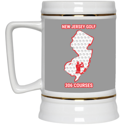 New Jersey Beer Stein - Manns Golf Cave